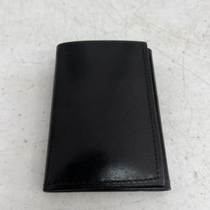 Rolfs Cowhide Mens Black Genuine Leather Wallet Bi-Fold Credit Card Holder